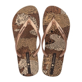 Ipanema animal flip -flops in 83617ay384 brown 2