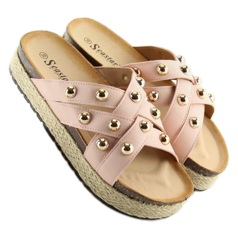 Slippers espadrilles pink CK22P pink 2