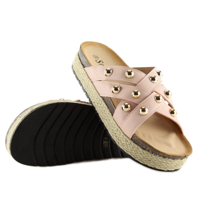 Slippers espadrilles pink CK22P pink 1