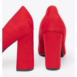 Seastar Classic red pumps with a rounded nose 1