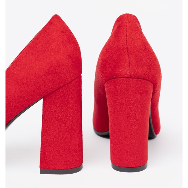 Seastar Classic red pumps with a rounded nose 1