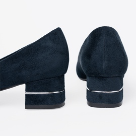 Goodin Pumps With Decorative Belt blue 1