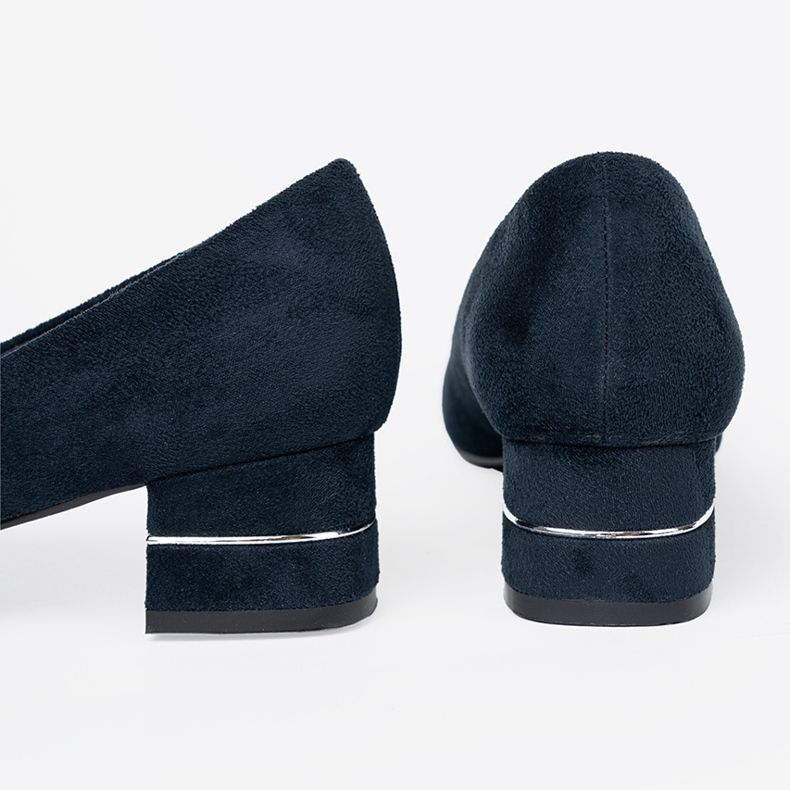 Goodin Pumps With Decorative Belt blue 1