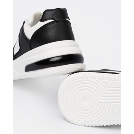 Shelvt Stylish black and white sneakers with a thick sole 2 Shelvt Stylish black and white sneakers with a thick sole 2