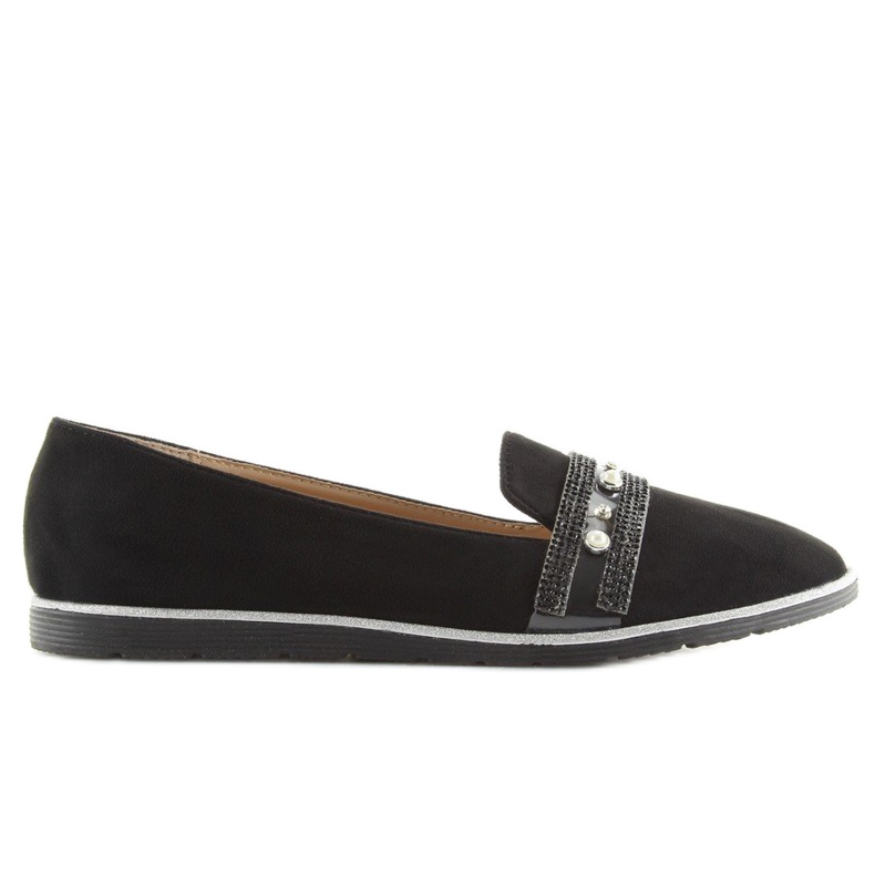 Black loafers lordsy JN-181 Black 2