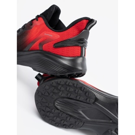 DK Black and red lightweight men's sports shoes 1