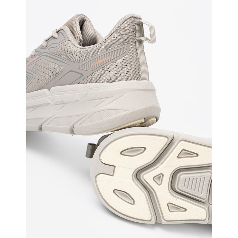 Shelvt Comfortable gray sports shoes with mesh structure McArthur grey 2