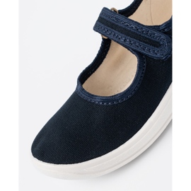 Shelvt Children's sneakers with navy blue Velcro 1
