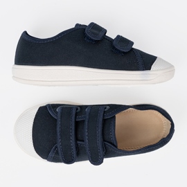 Shelvt Navy blue sneakers for Velcro 1 Shelvt Navy blue sneakers for Velcro 1