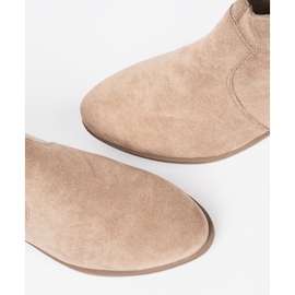 Seastar Beige boots suede cowboy boots 1 Seastar Beige boots suede cowboy boots 1