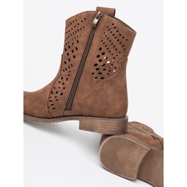 Seastar Openwork brown boots 1