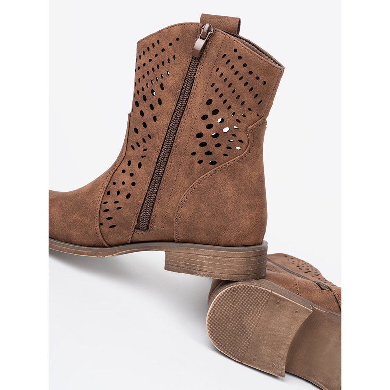 Seastar Openwork brown boots 1