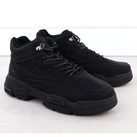 Men's sports shoes for ankle insulated black big star oo174582 1 Men's sports shoes for ankle insulated black big star oo174582 1