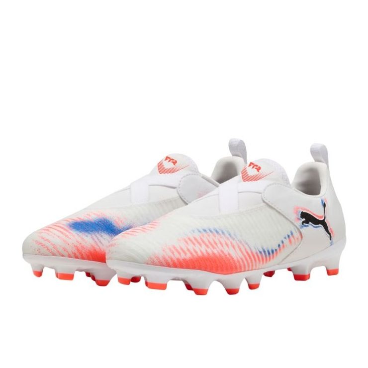 Puma Future 8 Match Ll Fg/AG JR 108618 01 football shoes white 1 Puma Future 8 Match Ll Fg/AG JR 108618 01 football shoes white 1