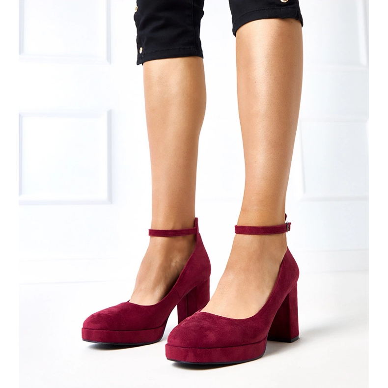 Burgundy pumps on the massive barola post red 1