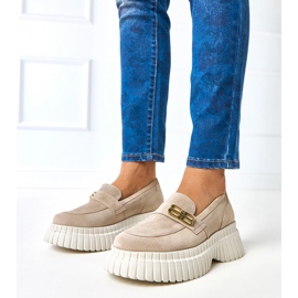 Karino beige suede shoes 2
