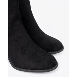 Shelvt Black suede ankle boots 1 Shelvt Black suede ankle boots 1