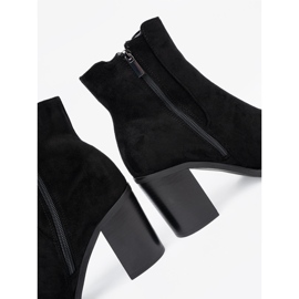 Shelvt Black suede ankle boots 2 Shelvt Black suede ankle boots 2