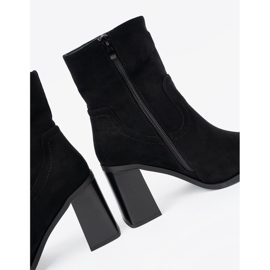 Shelvt Black high heels with a classic cut 1