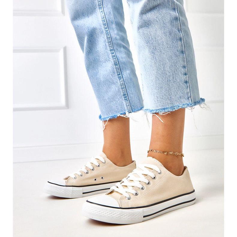 Beige classic women's zurhat sneakers 1