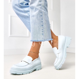 Blue Moccasins made of eco -leather Seraphin 2 Blue Moccasins made of eco -leather Seraphin 2