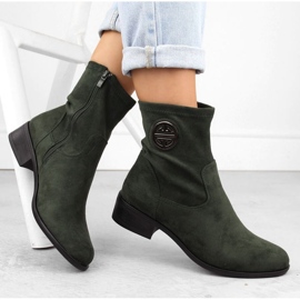 Suede boots Jezzi in ASA198-28 Jez432b green 1
