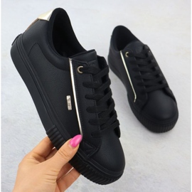 Big Star eco -leather sneakers in SS274025 INT2164A black 1
