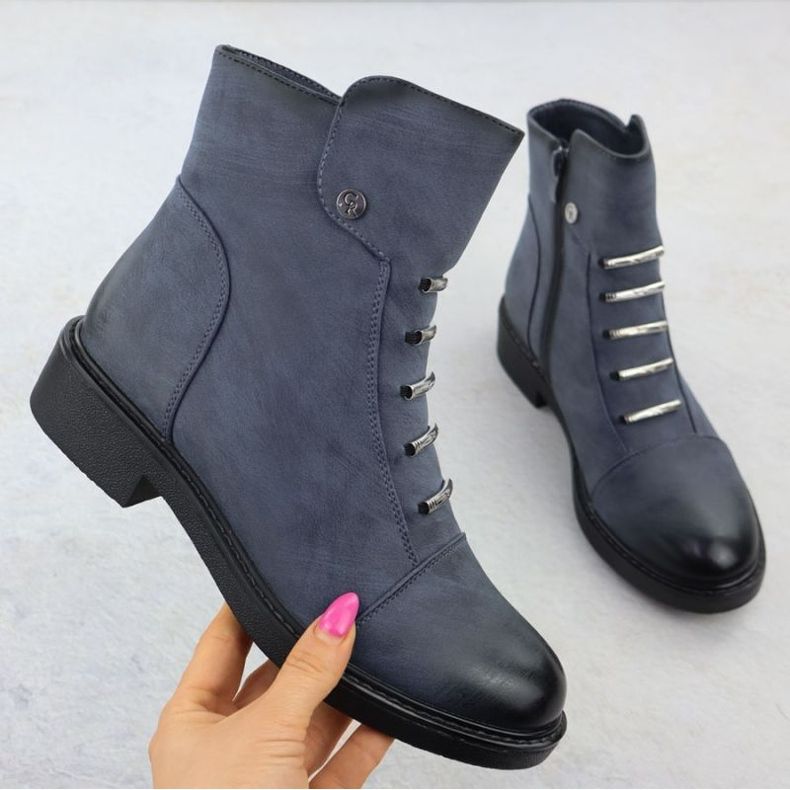 Insulated boots Jezzi in ASA252-5 Jez437E blue 1