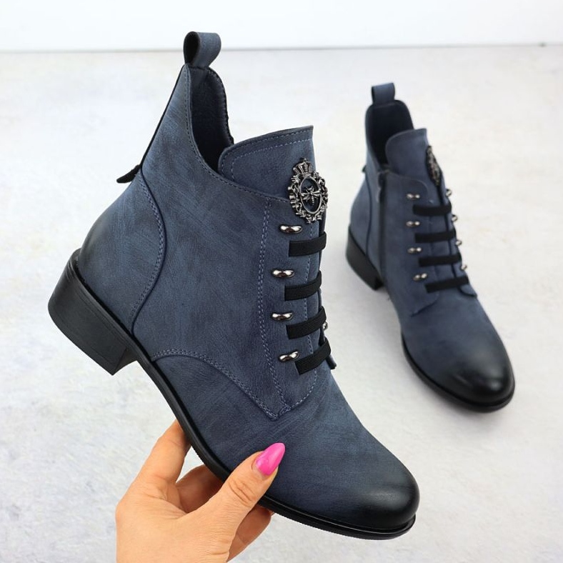 Insulated boots Jezzi in ASA198-21 Jez412E blue 1