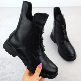 Insulated Jezzi boots in MR2501-4 Jez454a black 1