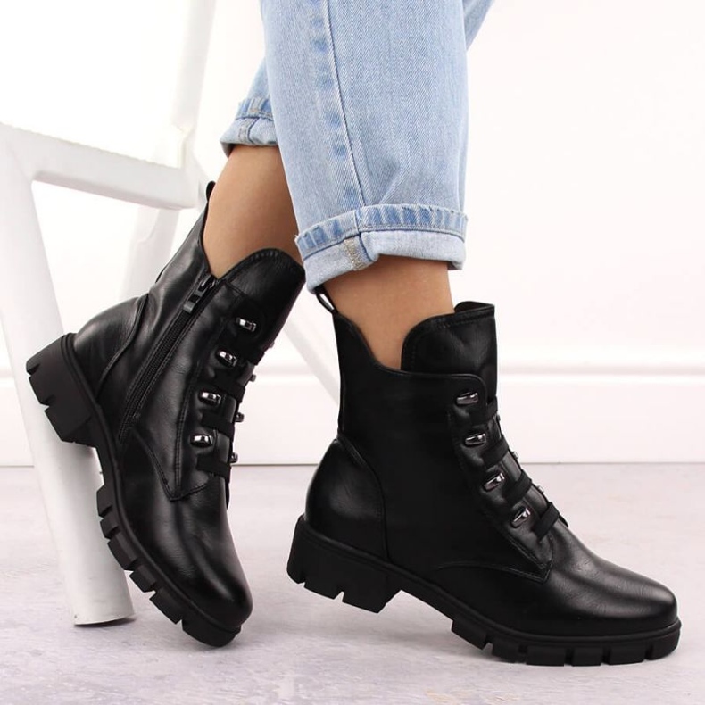 M.Daszyński Boots insulated workers M. Daszyński in MR23123 San46 black 2