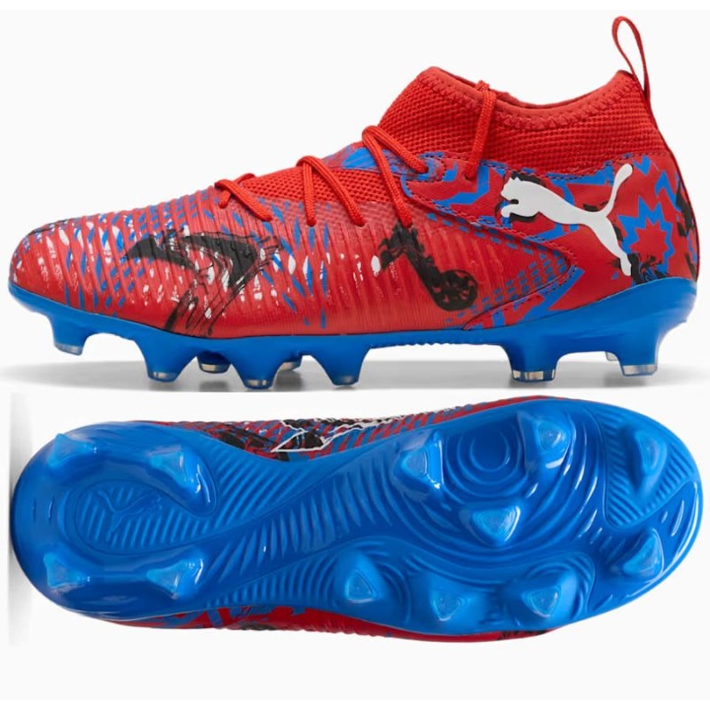 Puma Future 8 Match Playmakers JR FG/AG 108750-01 shoes red 1