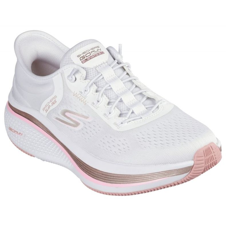 Skechers Slip-Inss: Go Run Elevate 2.0-Banyan in 129006-WPK white 1