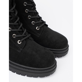 Shelvt Elegant black workers with shiny crystals 1