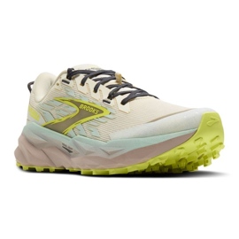 Cascadia 19 women's running shoes in the light gray area 1