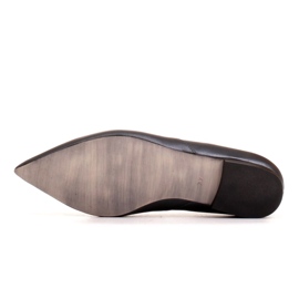 Marco Shoes Black Women's Ballerinas Marco 1285 with a cut -out 6