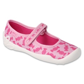 Befado children's slippers 114Y524 pink with candy 1 Befado children's slippers 114Y524 pink with candy 1