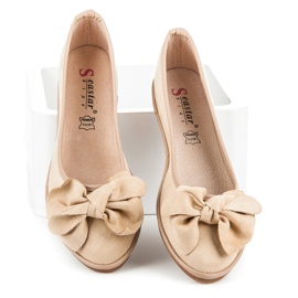 Seastar Suede ballerinas brown 1