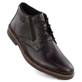 Leather waterproof men's not insulated brown rieker 15324-25 2 Leather waterproof men's not insulated brown rieker 15324-25 2