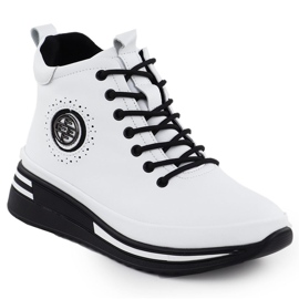 Filippo dbt4215 leather wedges white 1 Filippo dbt4215 leather wedges white 1