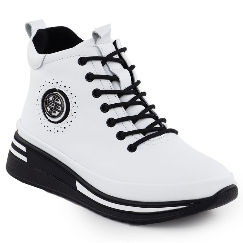 Filippo dbt4215 leather wedges white 1