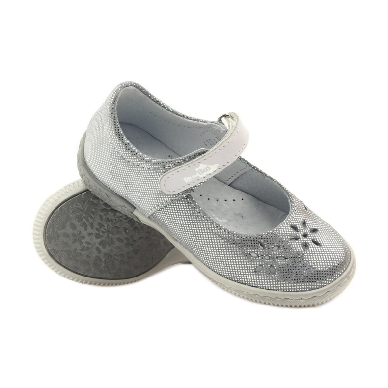 Girls' ballerinas flowers Ren But 3285 grey 3 Girls' ballerinas flowers Ren But 3285 grey 3