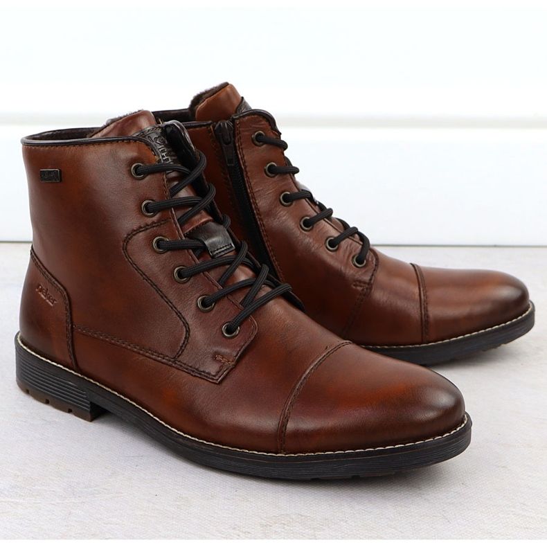 Leather waterproof men's brown Rieker F4546-24 2 Leather waterproof men's brown Rieker F4546-24 2