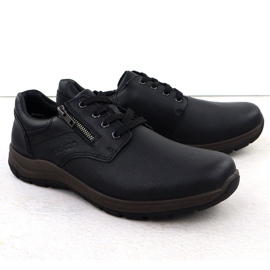 Men's leather shoes on the Black Rieker 03604-00 2