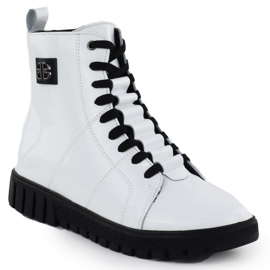 Leather insulated women's white boots Filippo DBT7273/25 1