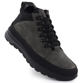 Insulated lace-up troops men's gray unisoft 25mn02-9434 1