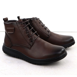 Men's insulated men's brown UNISOFT 24MN16-7515 2