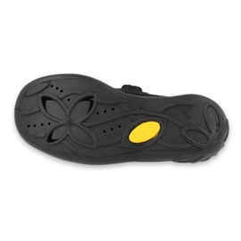 Befado children's ballerinas 114x240 with a bow in sequins black 4