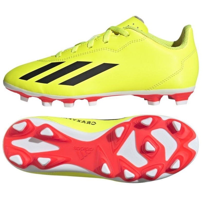 Adidas X Crazyfast Club FxG IF0717 shoes yellow 1