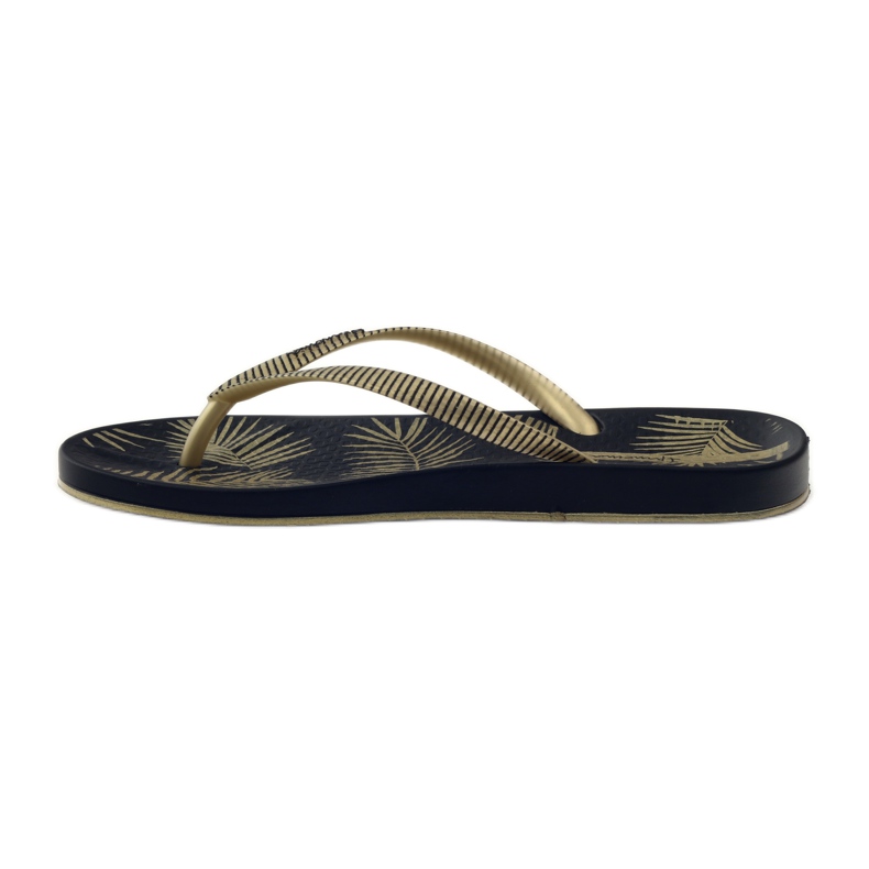 Rider Ipanema 82279 leisure women's slippers black yellow 2